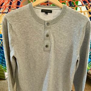 Gray Henley Sweater